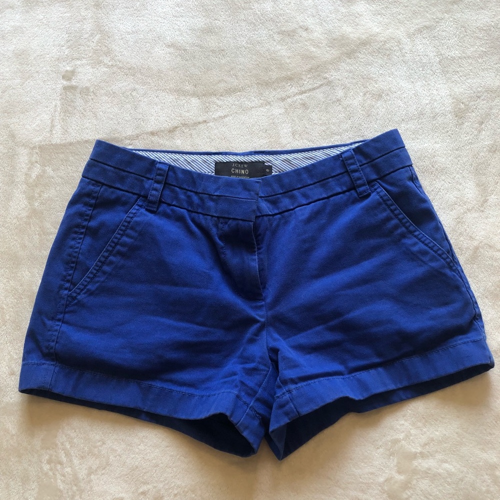 JCREW Blue Chino Shorts